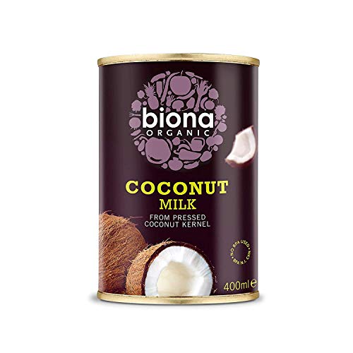 Biona Leche De Coco Ecológica - Vegetariano, Vegano, Paleo - 400 ml