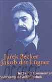 Jakob der Lügner: Roman (Suhrkamp BasisBibliothek) - Jurek Becker