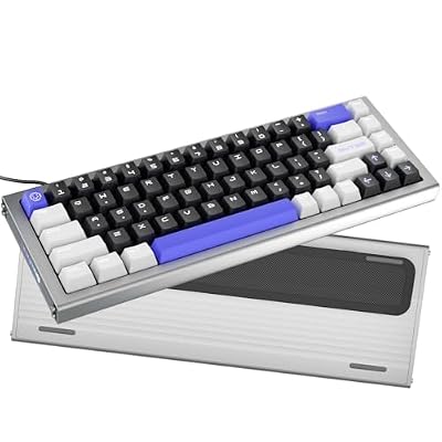 UNIQMAG TMR Keyboard,8K Polling Rate,0.08ms Latency,0.005mm Precision,Springless Maglev Switch,Full-Aluminum Weighted Base,0.001-3.5mm Actuation Travel,RGB Lighting,Gasket-Mount,PC+Mac Ready.(UQ68KB)