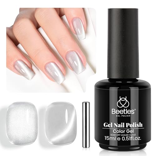 Gelab Cosmetics LLC Beetles Nude Gel Nail Polish - 15ml Neutral Brown Base Color Fall Gel Polish Nail Concealer Mocha Sheer Translucent Effect Soak Off UV LED French Nail Art Manicure