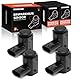 Frankberg 4x Parksensor Hinten Kompatibel mit Micra C+C III K12 1.4L 1.6L 2005-2010 Qashqai +2 I J10 JJ10E NJ10 1.5L-2.0L 2007-2013 Replace# 28438JE20A