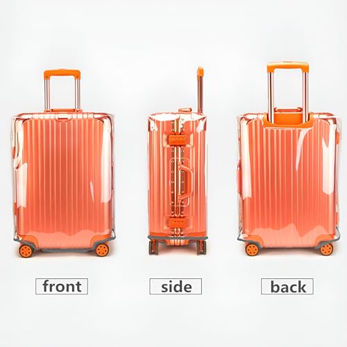 Image of Thicken Luggage Cover Suitcase Cover Protector, Full Clear, 24 /28 inch, Travel