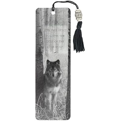 Wolf Beaded Bookmark