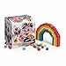 Produktbild FIDL BITZ Starter Set - 160 Selbstklebende Würfel aus Schaumstoff - Kreatives Motorikspielzeug Konstruktionsspielzeug Klebende Bausteine ohne klebende Finger ohne Rückstände - für Kinder ab 3 (21100)