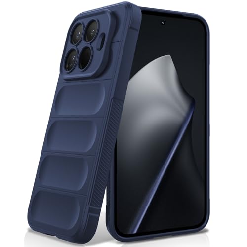 BonYonka Silicone Case for Xiaomi 15T Pro, Anti-Scratch Microfiber Lining, Shockproof Case with Camera Protection, Blue