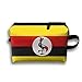 Produktbild Flagge von Uganda Tragbare Kulturbeutel Kosmetiktasche Wasserdichter Reißverschluss-Aufbewahrungsbeutel