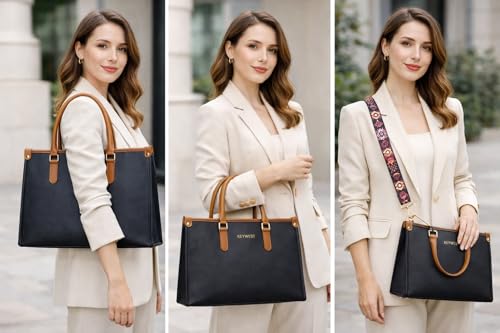 Image of Keywest Women's Voyage Luxe Tote Handbag for Women | Hobo Bag for Work | Ladies Purse | Stylish Shoulder Bag | Gift For Women