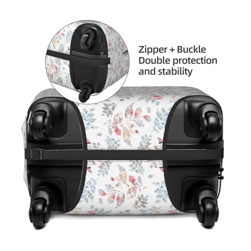 Wildflower Floral Print Luggage Suitcase Cover Protector Luggage Washable Covers With Concealed Zipper4