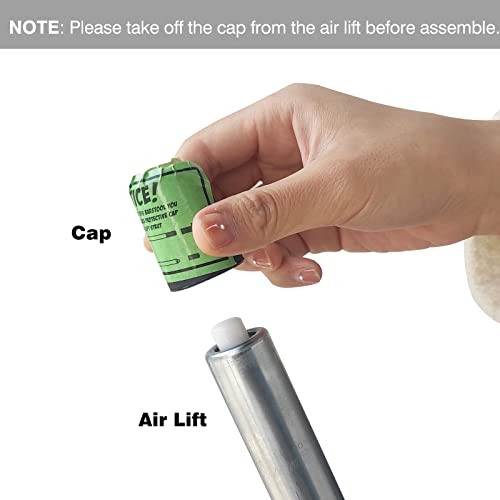 Younuoke Counter Height Bar Stools For Kitchen Island 24 Inch Metal White Barstools Set Of 2 Adjustable Swivel Counter Stool With Back #TOP5