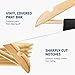 Wooden Hangers - 20 Pack, Heavy Duty, Non Slip Wood Hangers for Coats, Jackets, Suits, & Pants - Clothes Hangers for Closet W/Bar and Notches