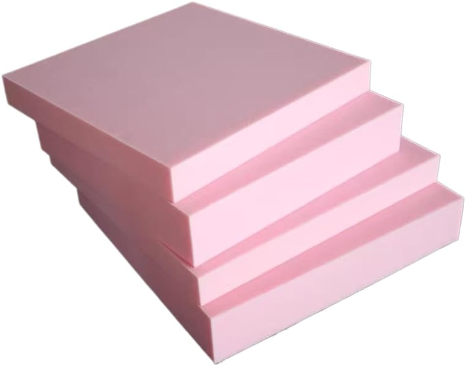 High Density Replacement Foam Padding,Furniture Replacement Firm Foam for Mattress Couch Bench Cushion Chairs Stool Sofas Pad,Multiple Sizes (5''Thick,24''x16'')