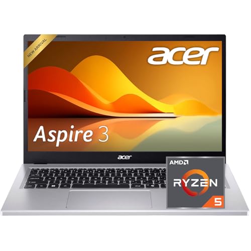 Image of acer Aspire 3 15.6 inch FHD Business Laptop • AMD Ryzen 5 7520U • 16GB DDR5RAM • 256GB SSD • Wi-Fi 6 • Copilot AI • Windows 11 Home