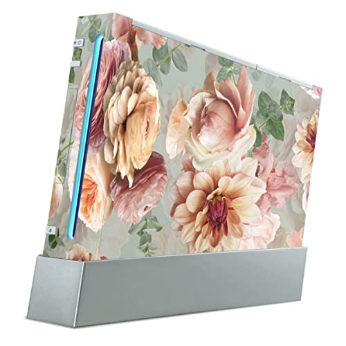 DeinDesign Autocollant Compatible avec Nintendo Wii Sticker Film Autocollant Fleur Vintage Floraison