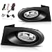 AUTOSAVER88 Fog Lights for Acura RSX 2002 2003 2004 (Real Glass Clear Lens with Bulbs & Wiring Harness)