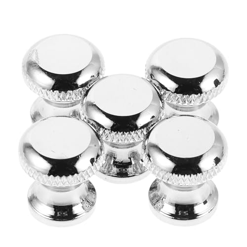 LALADEFIEE Lot de 5 boutons de moulins à poivre de 15 mm - Écrou de rechange en acier inoxydable pour moulins à poivre de cuisine manuels - Compatible avec le mécanisme de moulin à épices