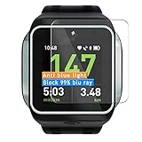 Vaxson 4 Unidades Protector de Pantalla Anti Luz Azul, compatible con adidas miCoach smart run [No Vidrio Templado ] Nuevo Película Protectora Film Guard