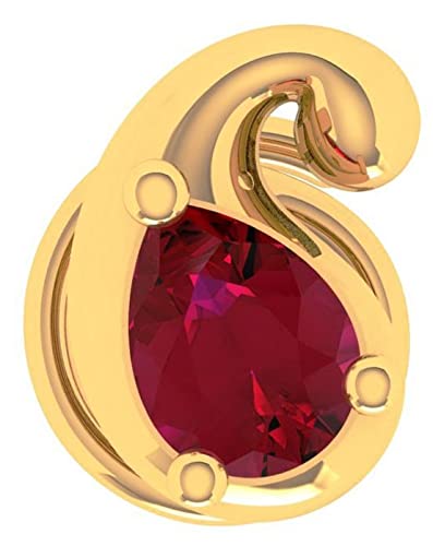 p.c. chandra jewellers 14kt(585) BIS Hallmarked Yellow Gold Nosepin - 0.387 Gram-picture-11