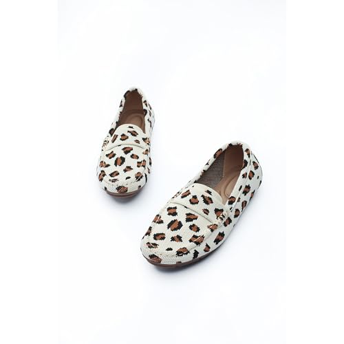 Image of feabtonbd Loafers for Women Comfortable Breathable ShoeCasual Slip On Womens Driving Flats Shoes