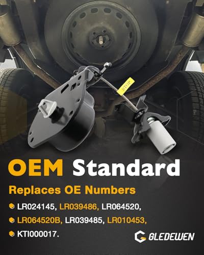 Image of Gledewen Spare Tire Carrier, Compatible with 2005-2009 Land Rover LR3, 2010-2013 LR4, 2006-2013 Range Rover Sport, Spare Tire Mount Under Frame, Spare Wheel Towing Winch, Replaces#LR064520