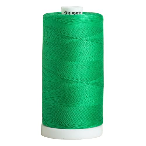 Connecting Threads Green 100% Cotton 1200yd Thread for Sewing Machine