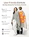 Ourea Portable Blanket, Cordless Heating Blanket for Indoor Outdoor Use, Soft Warm Cozy Gift for Family