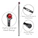 Red Dragon Claw Walking Stick Cane – Steampunk Staff for Halloween Costume, Wizard Staff, Cosplay Accessories, Party Dress or Photo Prop - Walking Cane for Men and Women - Victorian Gothic Decor 36.5