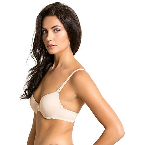 Image of Zivame Women's Synthetic Padded Wired Seamless, Push-Up Bra