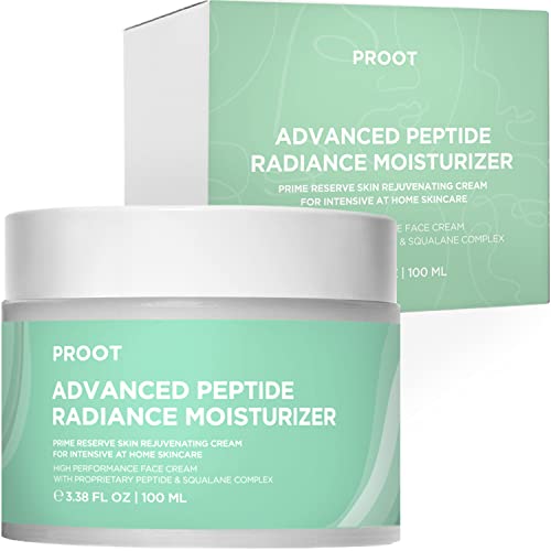 Peptide Moisturizer | Peptide Moisturizer for Face | Advanced Peptide Moisturizer For Face | Peptide Cream with High Concentrate of Peptides, Niacinamide, Squalane and Hyaluronic Acid | Peptide Moisturizer for Face with Natural and Innovative Skin Rejuvenating Complex | Korean Peptide Cream | Peptide Moisturizer Cream for All Skin Type | Formulated with Proprietary Peptide Moisturizing Skincare Complex | 3.38 fl oz