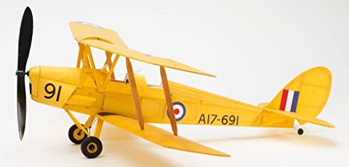 ¡Tiger Moth completa el kit de avión de madera de balsa con motor de goma que realmente vuela!