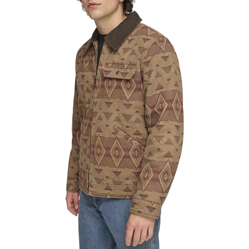 Image of Levi's Men's Workwear Cotton Canvas Corduroy Collar Depot Jacket