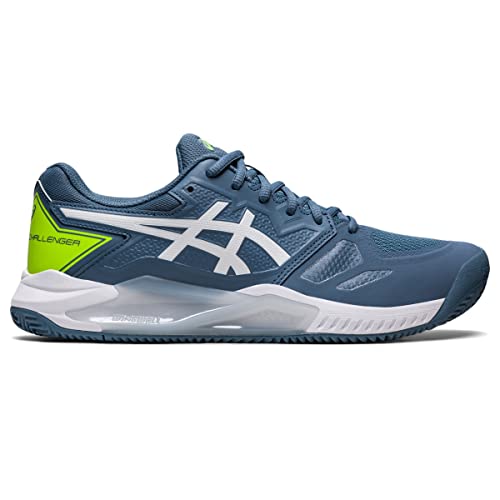 Asics 1041A221 - Gel-Challenger 13 Clay 400 Steel Blue/WH Midnight/Silver Gr. 10,5