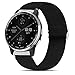 Lamshaw Compatible for Garmin D2 Air Band, Stretch Elastics Nylon Adjustable Replacement Strap Accessories Compatible for Garmin D2 Air X10 GPS Smartwatch (Black)