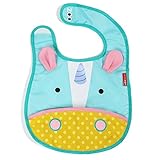 babero unicornio Resistente al agua Skip Hop Zoo - Babero, diseño unicorn, multicolor