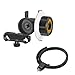 Luejnbogty VD-F0 Camera Follow Focus 15MM Follow Focus with Gear Ring Belt for and Other DSLR Camera, 500025021