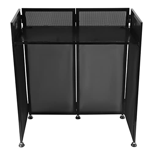 Pantalla plegable para DJ con estructura de aluminio y paneles blancos miniatura 5