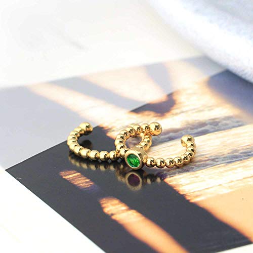 Kelitch Crystal Ear Cuff Earrings Gold Plated Clip-On Earrings Women Earrings Jewelry #TOP2