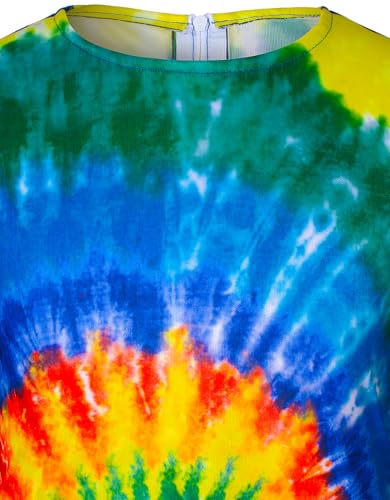 Disfraz Hippie para Niñas Colorido 60s 70s 3-14 Años miniatura 6