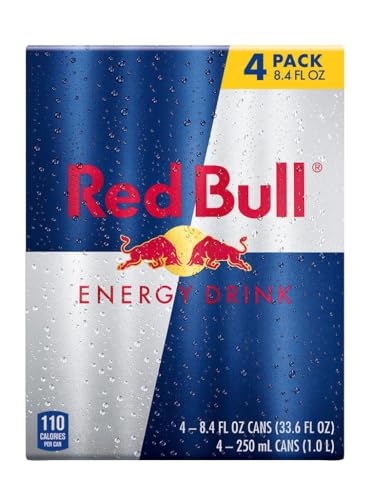 Image of Red Bull Energy Drink, 80mg Caffeine | Taurine & B Vitamins | 8.4 Fl Oz | Pack of 12 Cans