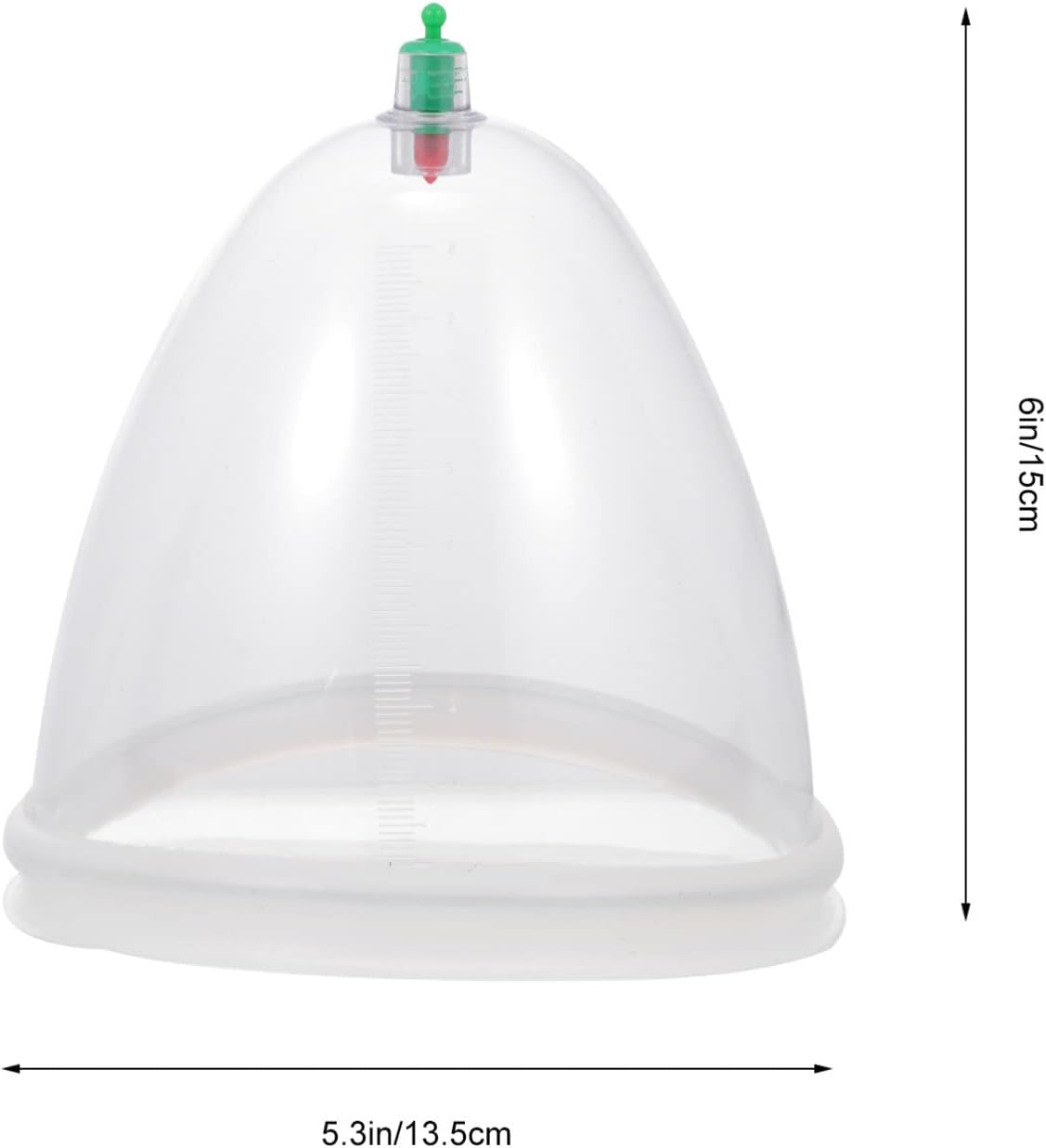 Healifty 1 Set Breast Vacuum Cupping Professional Buttock Lift Body Massage Cupping Vacuum Cupping Machine Accessories for Women Ladies - Image 7