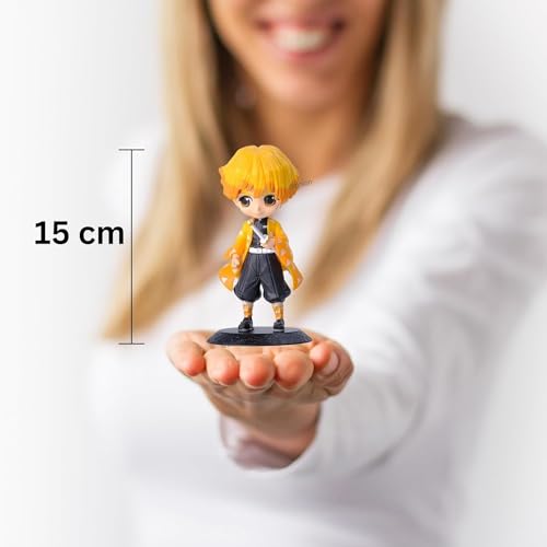Image of Zinetsu (Demon Slayer) Action Figure Miniature Doll (Toy Figure) SpecialEdition for Car Dashboard, Decoration, Cake, Office Desk & Study Table (Pack of 1) (Height- 16cm)
