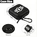 COMECASE Chip Card Reader Scanner Case, Hard Carrying Bag Holder Fits Square A-SKU-0485 Contactless Reader with USB Charge Cable for EMV Chip Cards/Apple Pay/Android Pay (Jet Black)