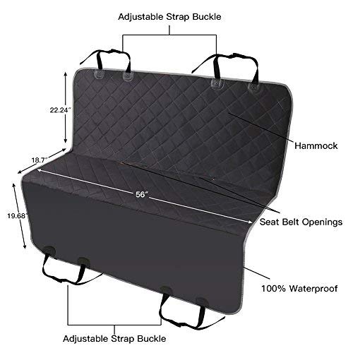 Coprisedile per Cani Auto, ZOTO Impermeabili Amaca...