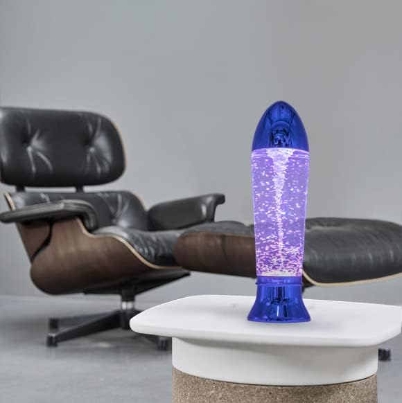 YAKii 10.5" Tornado Lamp LED Color Changing,Tornado Maker Science Toy, Battery/USB Cable Operated,Christmas Day Decoration Blue - Image 9