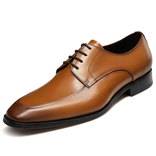 Image of GIFENNSE Mens Oxford Shoes Leather Dress Shoes for Men