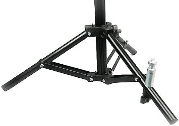 ePhoto Double Studs Photography Studio Video Background Back Light Stand by ePhotoINC WT802BLK