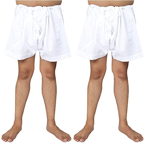 bismaadh 100% Pure & Soft Bamboo Cotton Readymade Kachhera/Boxer/Undergarment for Men & Women Pack of 2-picture-34