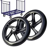 Roller-Ersatz, für Elektroroller,Roller Möbelrad | 2 Stück leise Ersatz, Vollreifen Trolley, Roller, Rollstühle
