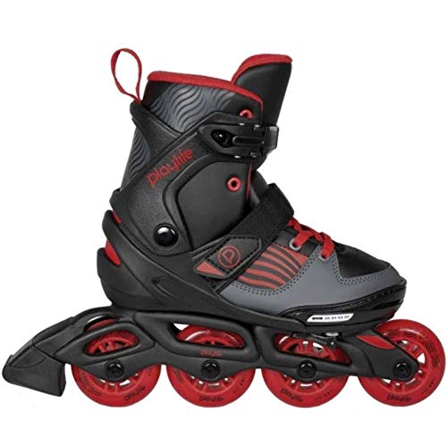 Playlife Dark Breeze Patines en línea, Negro, 35-38