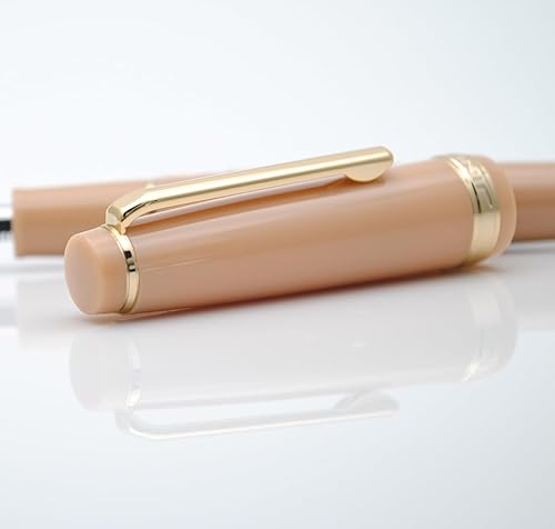 Vista 24 de JINHAO 82 Pluma Estilográfica (Rosa Transparente Rojo, Punta Fina 0.020 in)