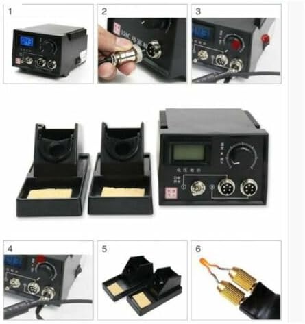 220V Digital Display Pyrography Machine + Gourd Wood Burning Pen Craft Tool Kits